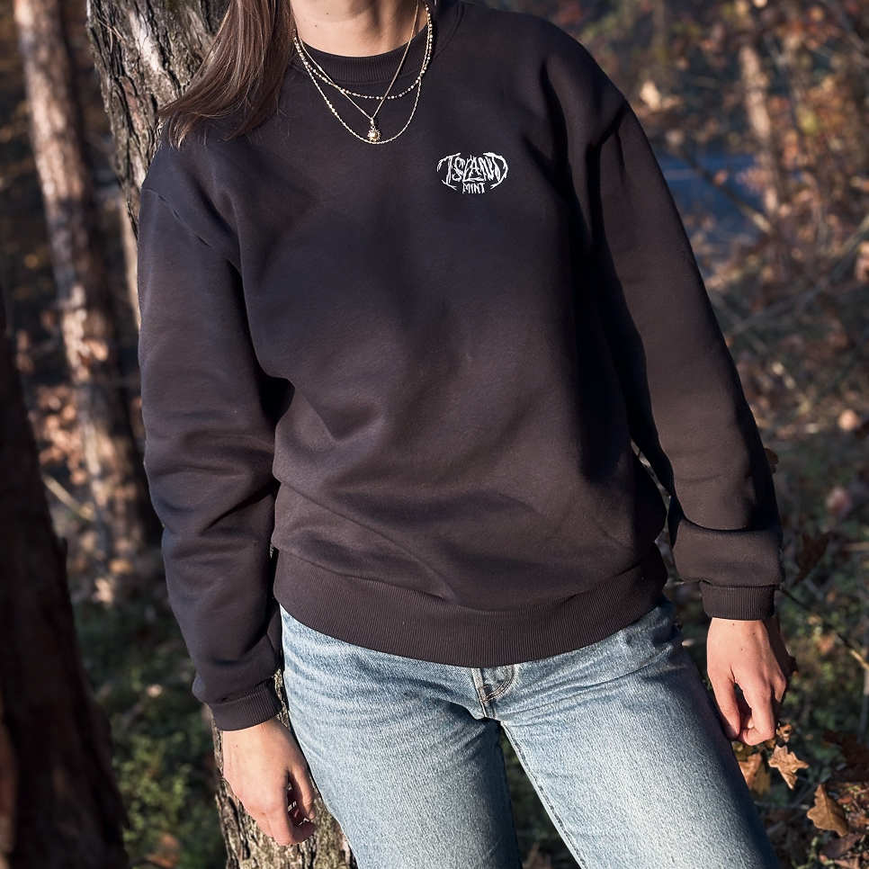 Oversized BRUT Gray/White Sweater